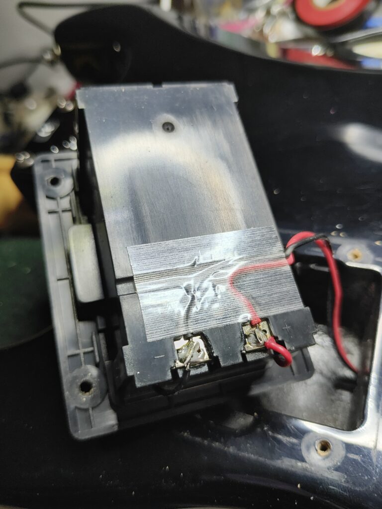 Back of battery box